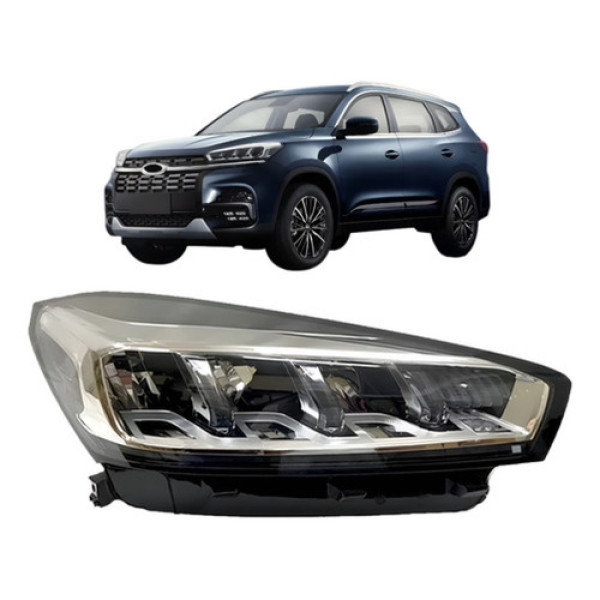 Farol Para Tiggo 8 2021 A 2023 Eletrico Com Led