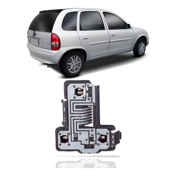 Circuito Lanterna Traseira Corsa 1999 A 2002 2p