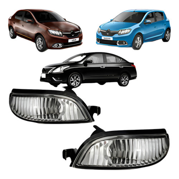 Par Pisca Retrovisor Versa 15 A 19 Sandero E Logan 14 A 2023