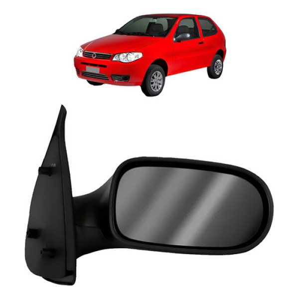 Retrovisor Palio 2 Portas 2004 A 2011 Sem Controle