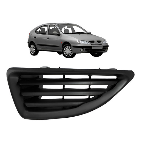 Grade Megane 2000 2001 2002 2003 Preta Sem Friso
