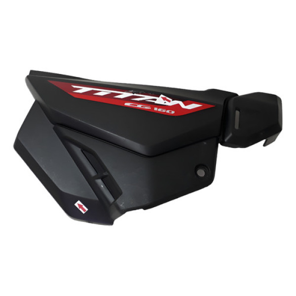 Carenagem Lateral Honda Cg 160 Titan 25/25 L/d Detalhe 57479 Preto