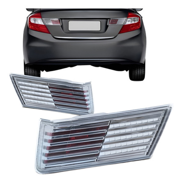 Sinaleira Traseira Honda Civic 2013 2014 2015 2016 Tampa