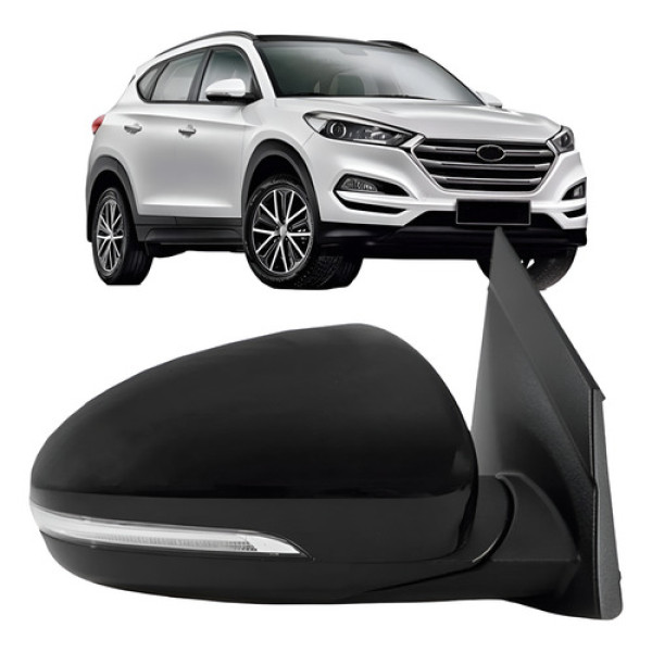 Retrovisor Tucson 2017 A 2024  Eletrico Retratil C/ Pisca