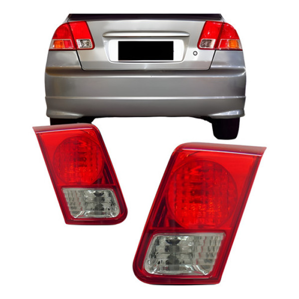 Sinaleira Traseira Para Honda Civic 2003 Á 2006 Sedan Mala