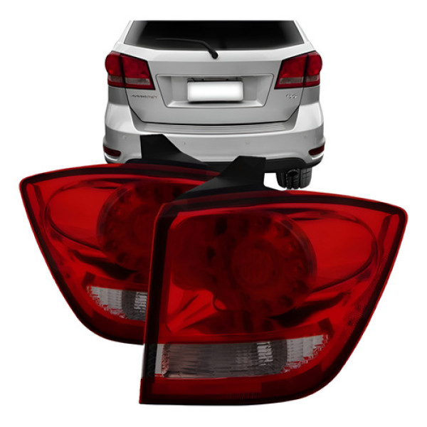 Lanterna Traseira Journey Rt 10 11 12 13 14 15 Fume Com Led