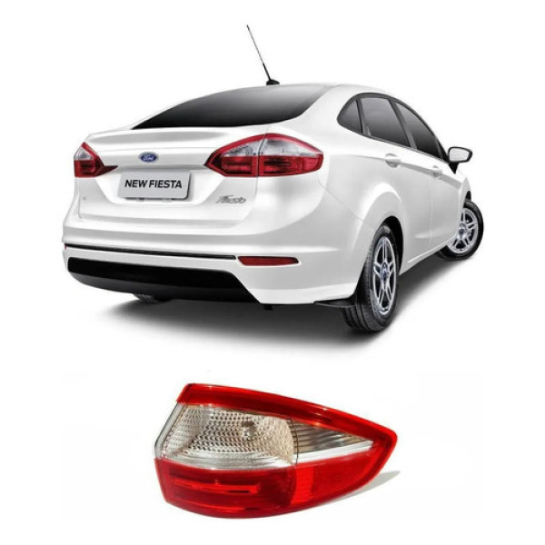 Lanterna Traseira Lado New Fiesta Sedan 2014 A 2017 Canto