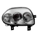 Farol Elétrico Clio 1999 A 2002 Foco Duplo Cromado Sem Moto