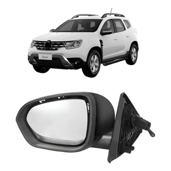 Retrovisor Elétrico C/ Aquecedor Sensor Temp. Duster 21 A 2