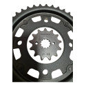 Kit Relação Transmissão Cb250f Twister C/rete Vaz 2016/2020 Preto