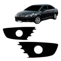 Par Moldura Da Grade Milha Citroen C4 Pallas E Hatch
