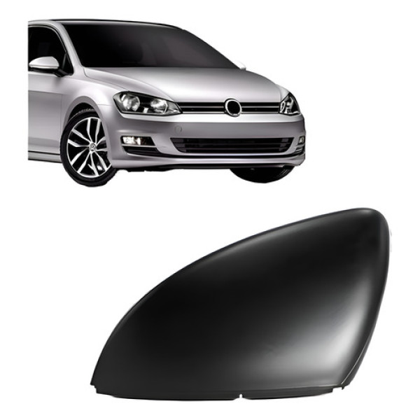 Capa De Retrovisor Golf 2014 A 2019 Preta