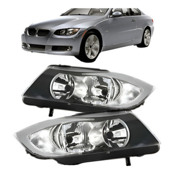 Par Farol Bmw Série 3 2006 2007 2008 2009 Sem Projetor