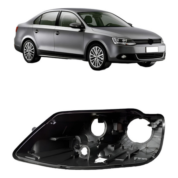 Carcaça Farol Vw Jetta 2011 2012 2013 2014 2015 A 2018
