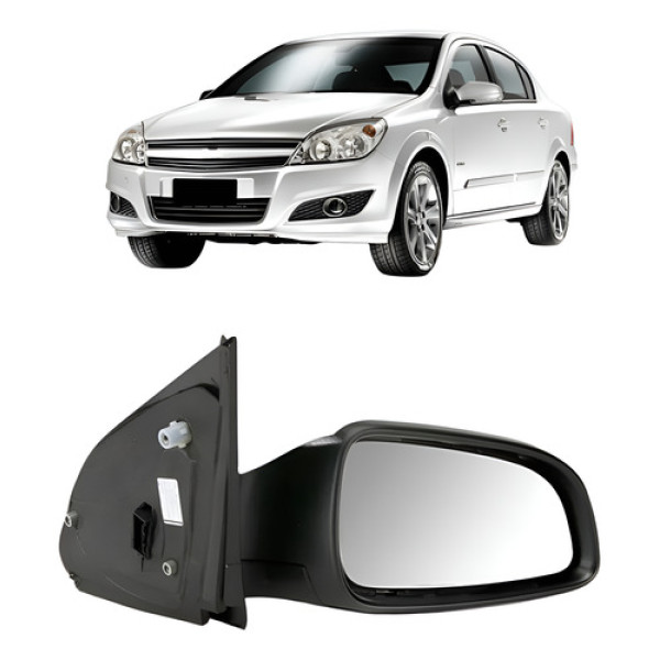 Retrovisor Vectra 2006 2007 2008 2009 Eletrico Preto Novo