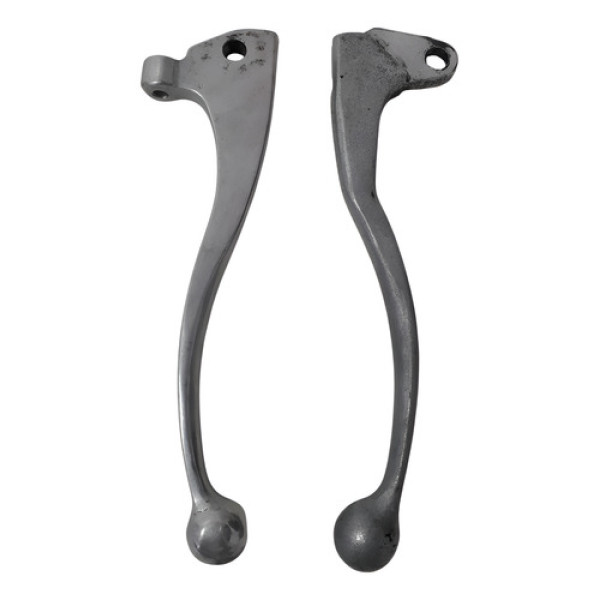 Par Manete Yamaha Dt 200 Paralelo 56695 Prateado