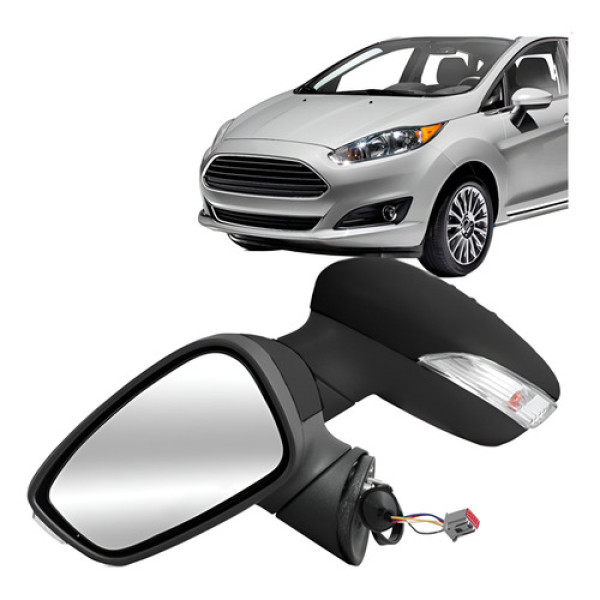 Retrovisor Fiesta 2011 12 13 14 15 A 2019 Eletrico Com Pisca