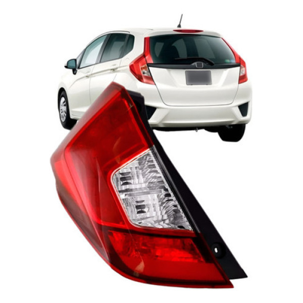Lanterna Traseira Fit 2018 2019 2020 2021 Com Led
