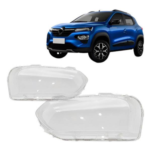 Par Lente Farol Dianteiro Para Renault Kwid 2022 2023 A 2025