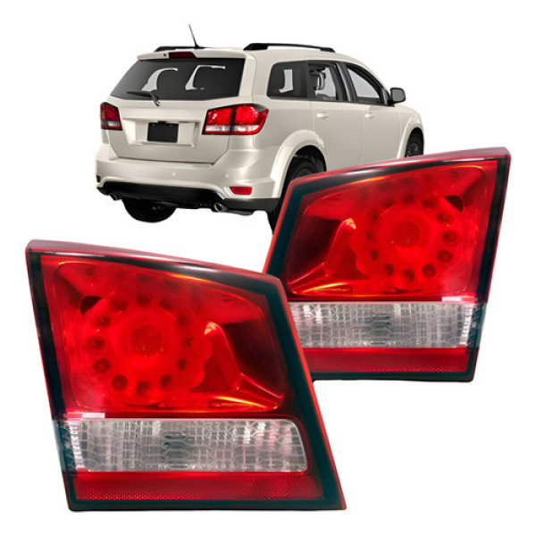 Par Lanterna Traseira Journey 2016 2017 2018 Com Led Ambos Lados Bicolor