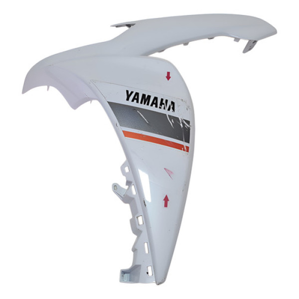 Carenagem Lateral Esq Yamaha Fluo 125 23/24 Detalhes 54747 Branco