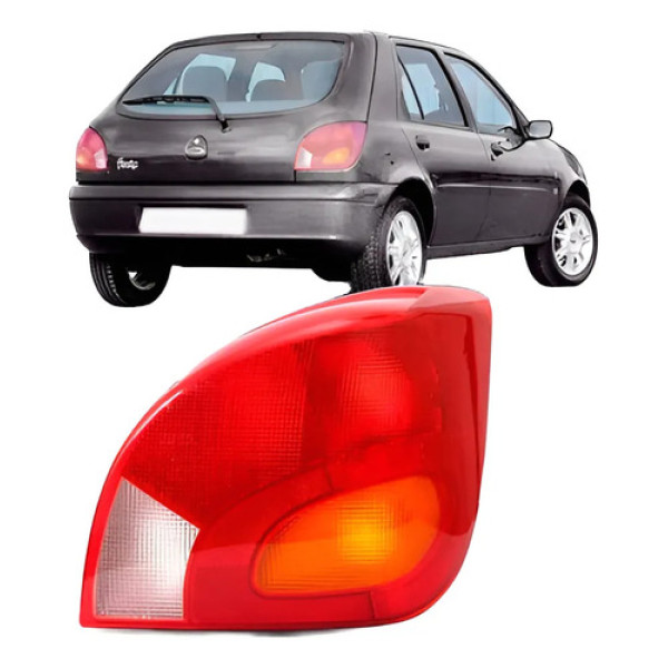 Lanterna Traseira Fiesta 1997 1998 1999 2000 2001 2002 Lado