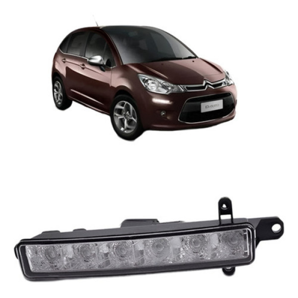 Farol Milha Led Daylight Citroen C3 2013 2016 2018 Á 2022