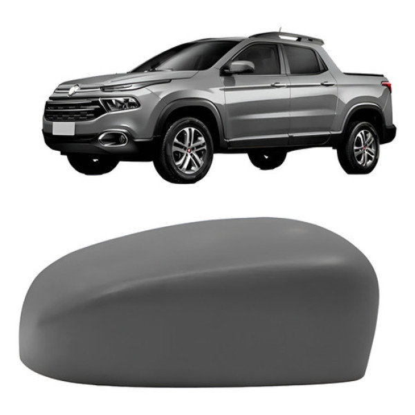 Capa Retrovisor Fiat Toro 2016 A 2018 Para Pintura Desconto