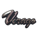 Emblema Tanque Virago 250, 535, 750 E 1100 Detalhes 49641 Dourado-escuro