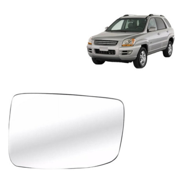 Lente Retrovisor Sportage 2005 2006 2007 2008 2009 2010 Nova