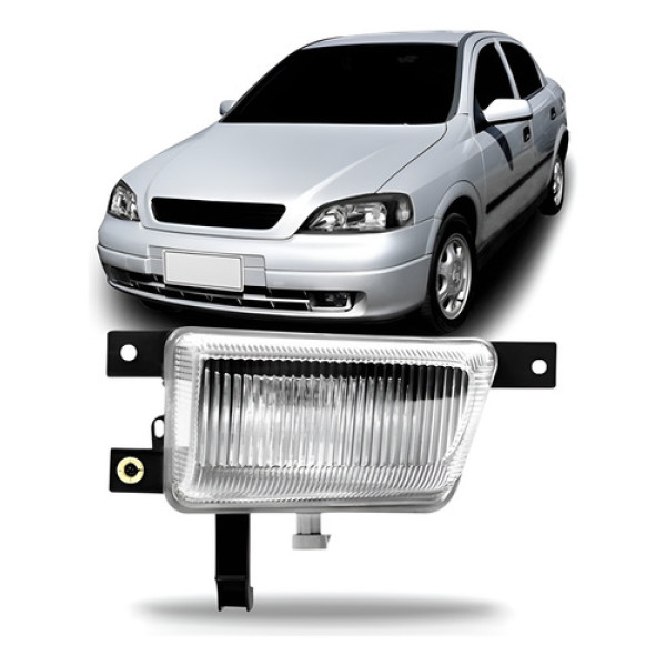 Farol Milha Auxiliar Astra 1998 1999 2000 2001 2002 Transparente
