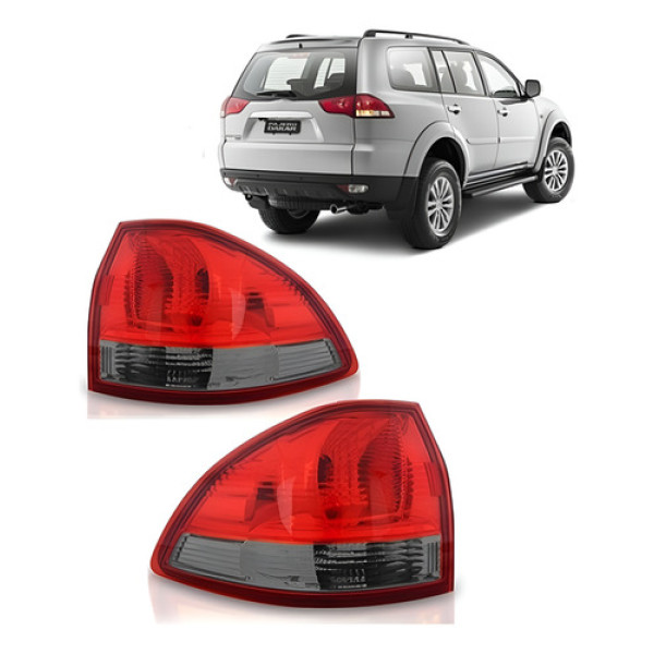 Lanterna Pajero Dakar 2015 2016 2017 2018 Canto Fume.