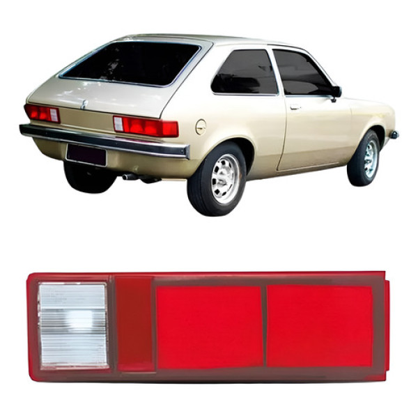 Lanterna Traseira Chevette 1980 1981 1982 Rubi Mega Desconto
