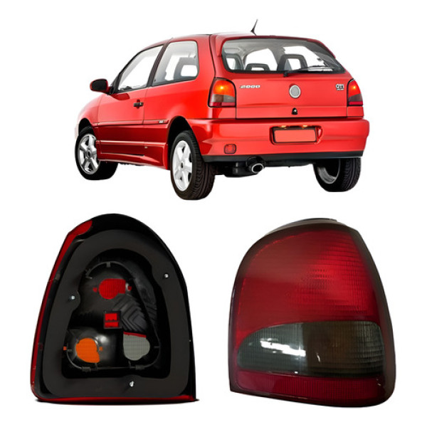 Sinaleira Traseira Gol G2 1995 1996 1997 1998 1999 Fumê