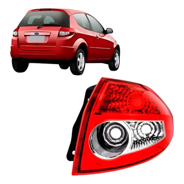 Lanterna Traseira Ka 2008 2009 2010 2011 2012 Bicolor