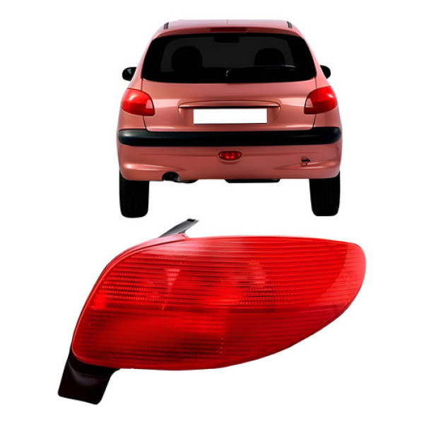 Lanterna Traseira Peugeot 206 1998 A 2002 Modelo Original
