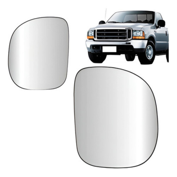 Par Lente Retrovisor Ford F250 1999 00 01 02 03 04