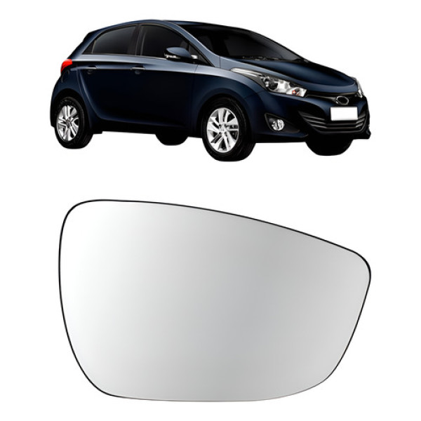 Lente Retrovisor Hb20 2012 2013 2014 A 2019 S/ Aquecimento