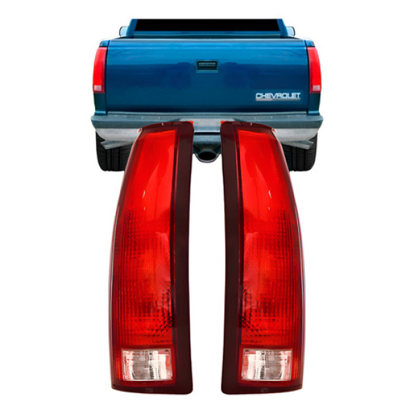 Par Lanterna Silverado 1997 A 2003 Americana
